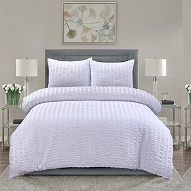 SEERSUCKER DUVET COVER SET